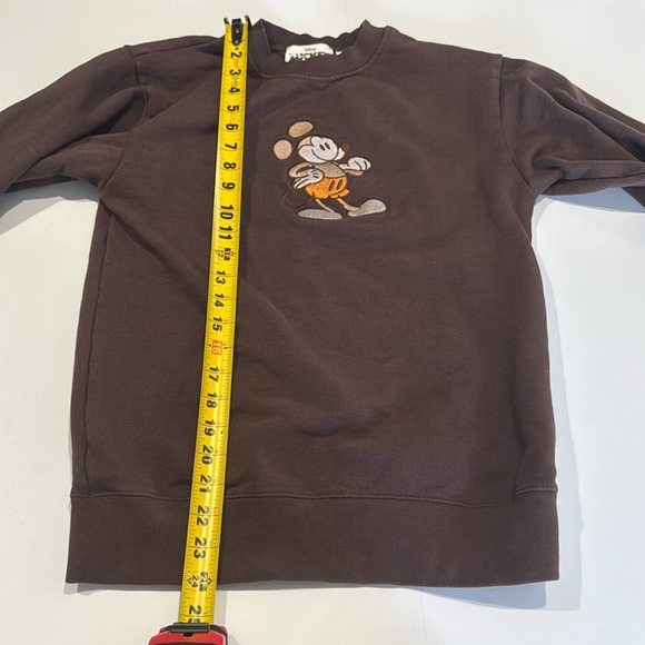 Disney Brown Crewneck Sweater with Mickey Mouse - Picture 5 of 9